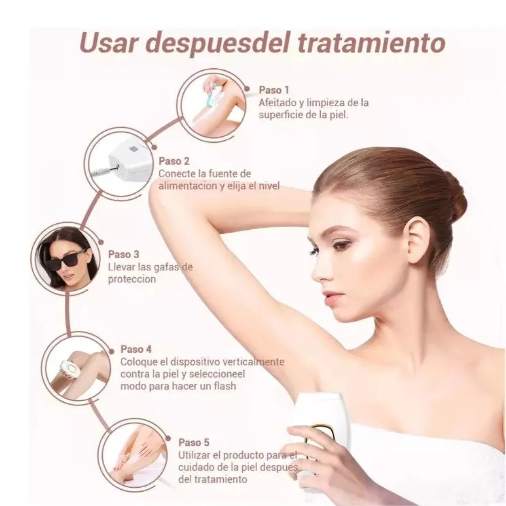 Depiladora Laser GlowGoddess IPL