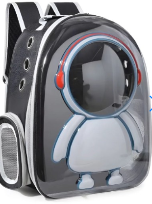 🐈Morral Para Mascotas Astronauta Space Paws 🐶